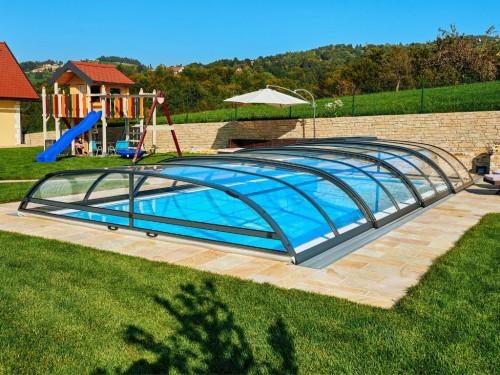 Zastřešení bazénu Simply Pool | Nízké zastřešení bazénu