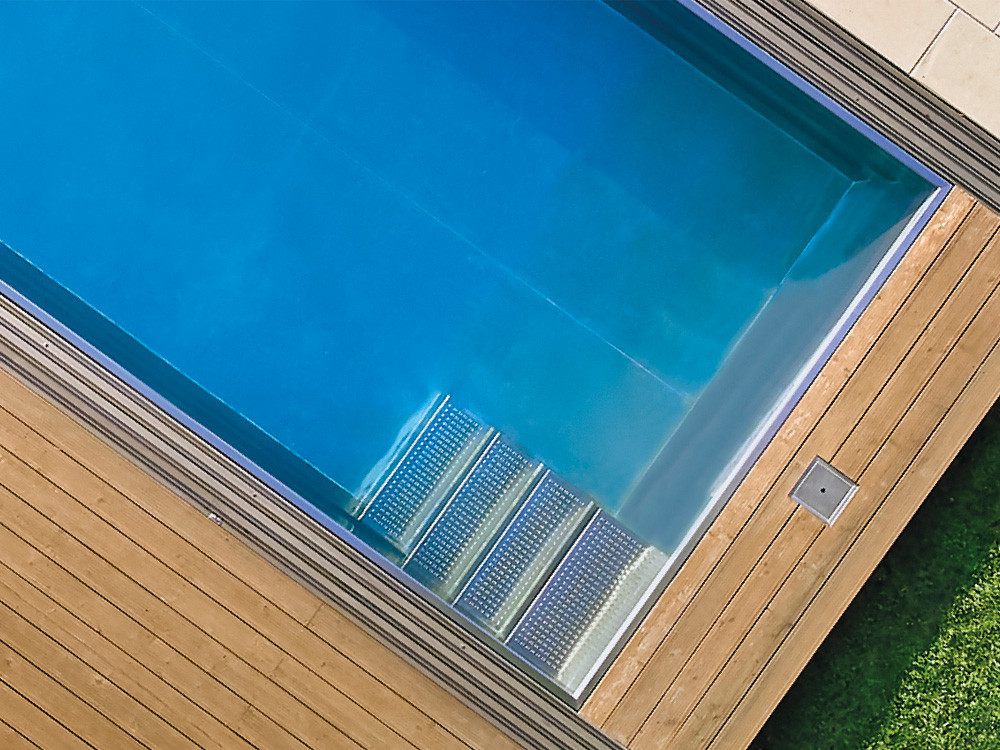 Nerezový skimmerový bazén Simply Pool | Bazén z oceli