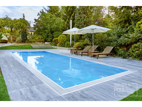 Plastový přelivový bazén z polypropylenu | Simply Pool