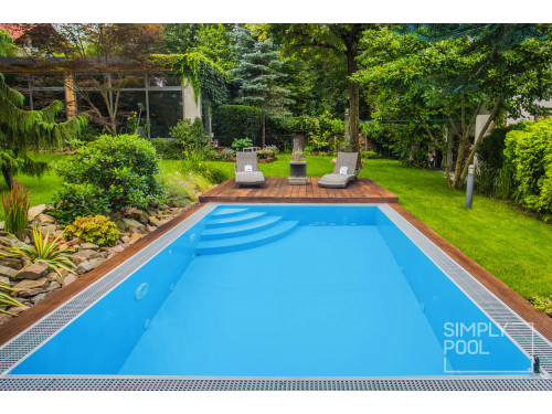 Plastový přelivový bazén z polypropylenu | Simply Pool