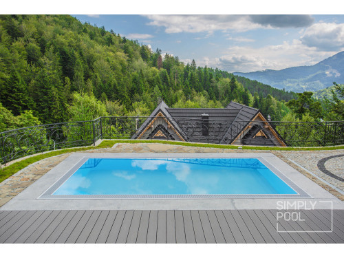 Plastový přelivový bazén z polypropylenu | Simply Pool