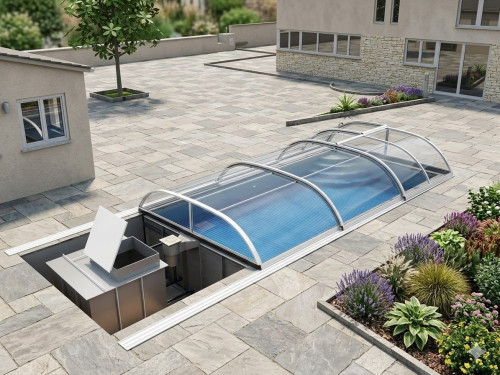 Pool mit Überdachung Simply COMBO Set | Komplettset