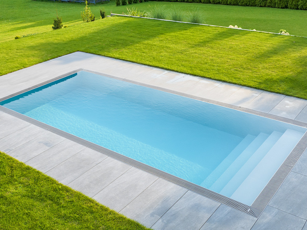Pool-Set Kunststoff ÜBERLAUF | Pool aus Polypropylen Simply Pool