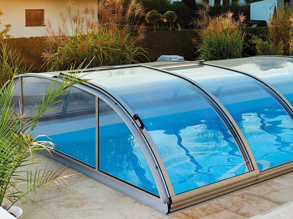 Zadaszenie basenu Simply Pool | Niskie zadaszenie basenu